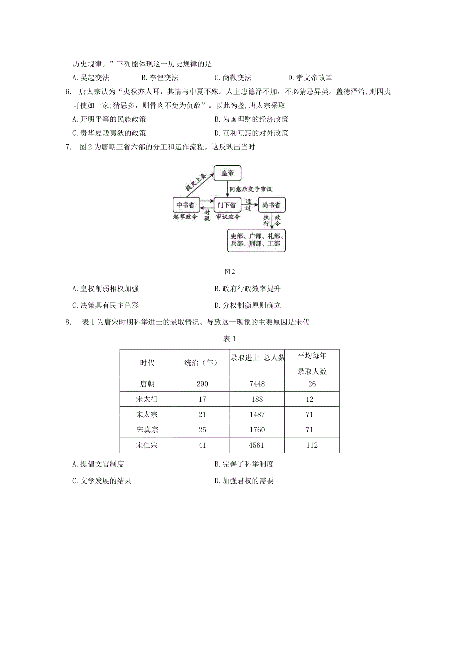 《发布》山东省郯城第二中学2020-2021学年高一上学期1月月考历史试卷 WORD版含答案.docx_第2页