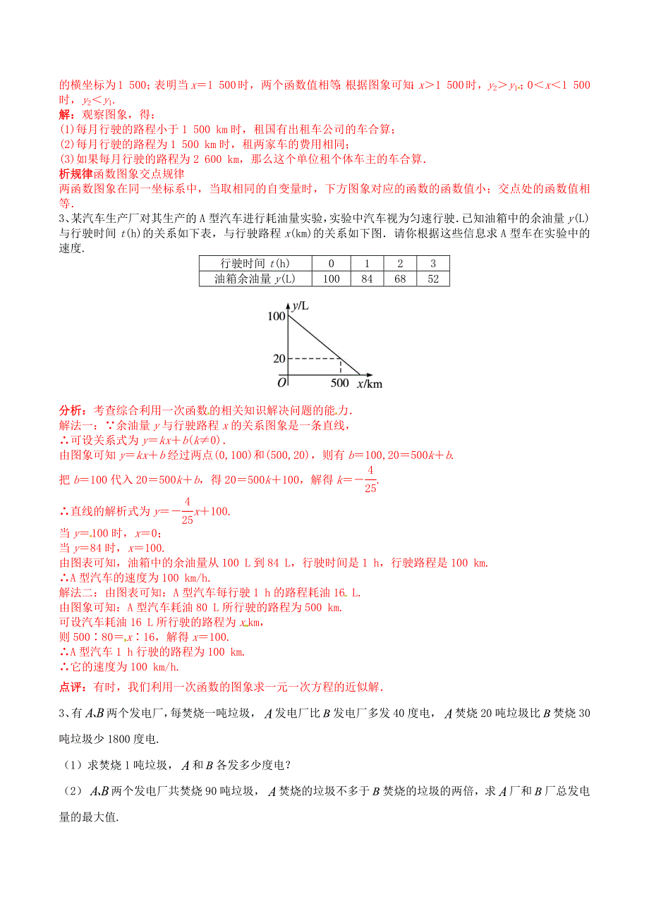 2020-2021学年八年级数学上册 难点突破14 一次函数在实际应用中的最值问题试题 北师大版.docx_第2页