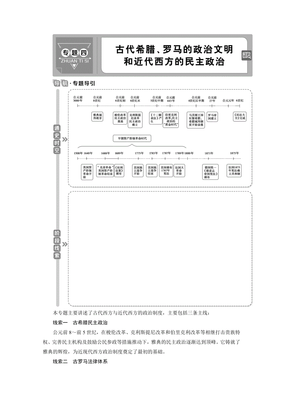 2021版高考历史（人民版专题史）一轮复习教师用书：专题四　1 第11讲　古代希腊的政治文明 WORD版含答案.doc_第1页