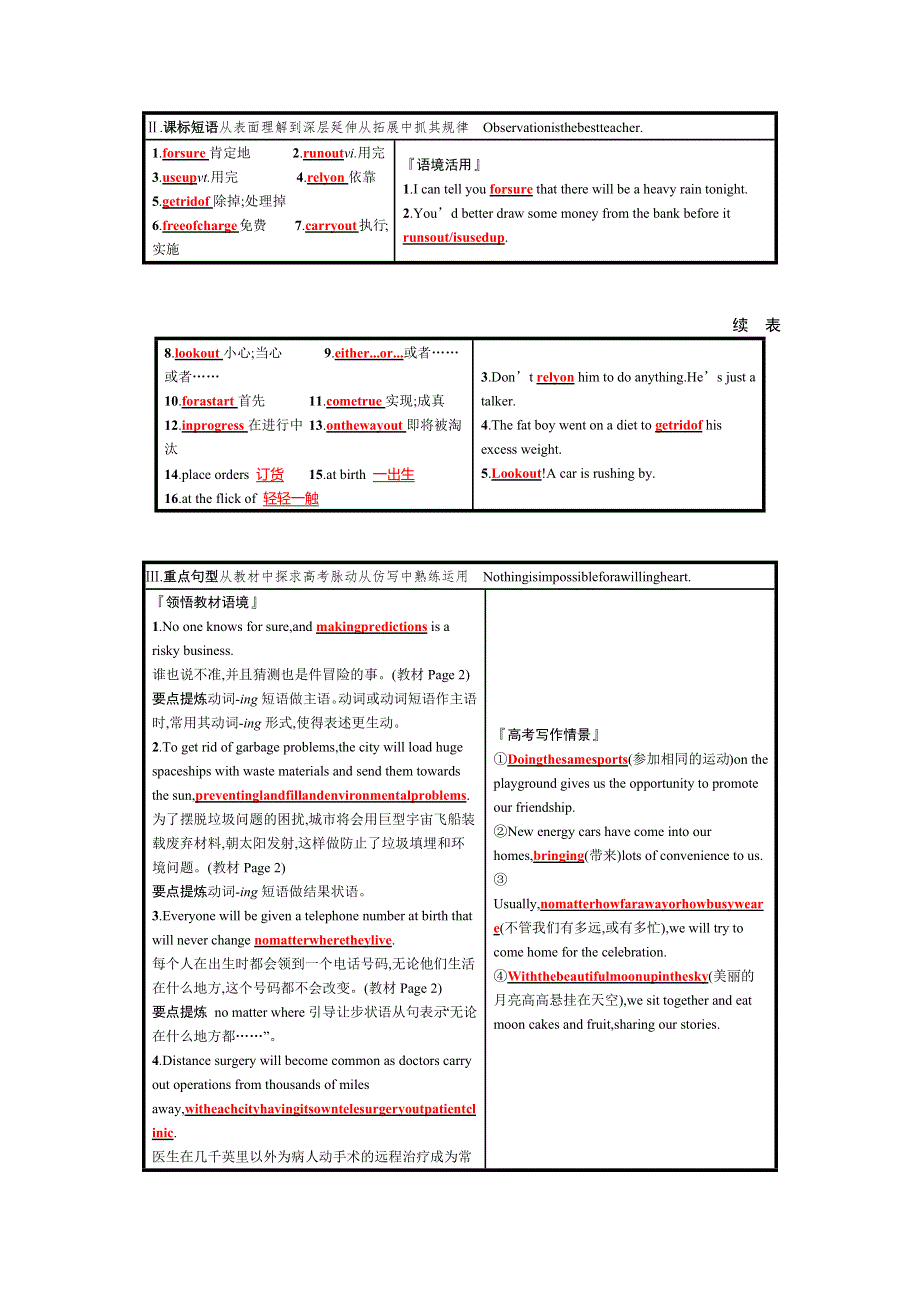 2019高三英语（外研版）一轮预习案：4-1 LIFE IN THE FUTURE WORD版含解析.docx_第2页