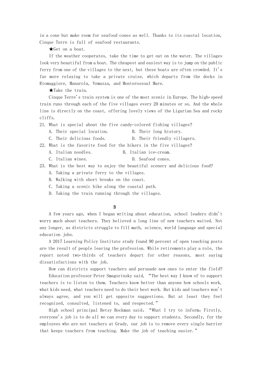 四川省仁寿第一中学南校区2020-2021学年高二英语4月月考试题.doc_第3页