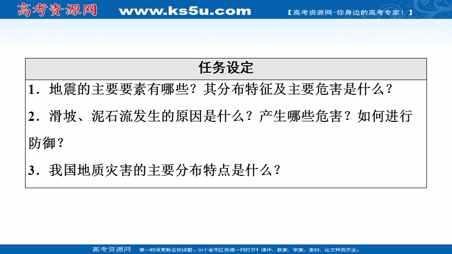 2021-2022学年新教材人教版地理必修第一册课件：第6章 第2节　地质灾害 .ppt_第3页