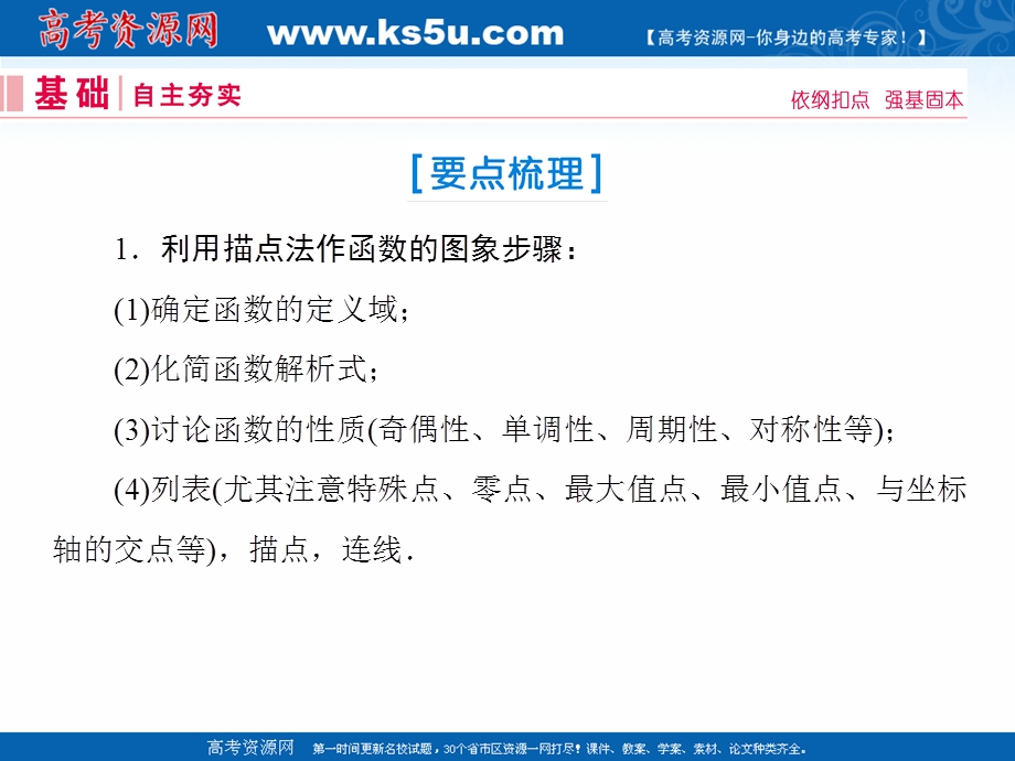 2020届新高考艺考数学复习课件：第二章 第7节函数的图象 .ppt_第3页