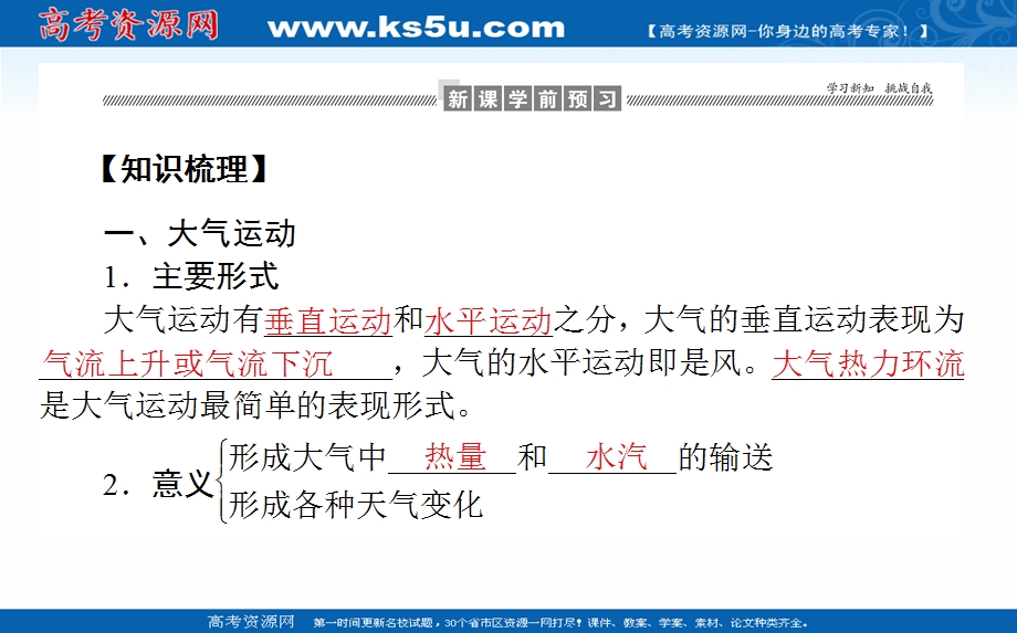 2021-2022学年新教材人教版地理必修第一册课件：2-2-2 大气热力环流 .ppt_第3页