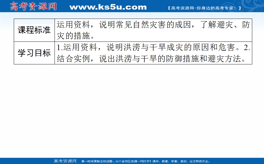 2021-2022学年新教材人教版地理必修第一册课件：6-1-1 洪涝与干旱 .ppt_第2页