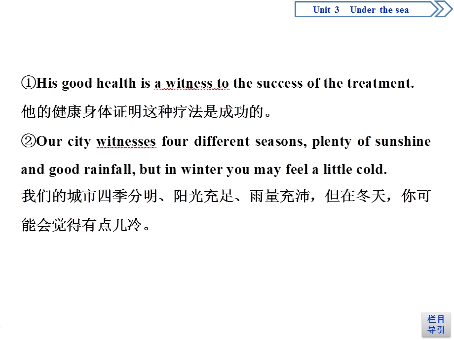 2019-2020学年人教版英语选修七新素养同步课件：UNIT 3 UNDER THE SEA 2 SECTION Ⅱ　WARMING UP & READING—LANGUAGE POINTS .ppt_第3页