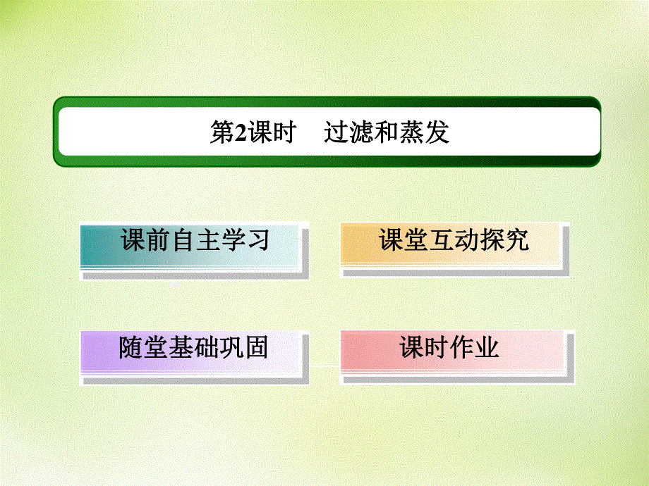 2015-2016学年高一化学人教版必修1课件：1.1.2过滤和蒸发 .ppt_第3页