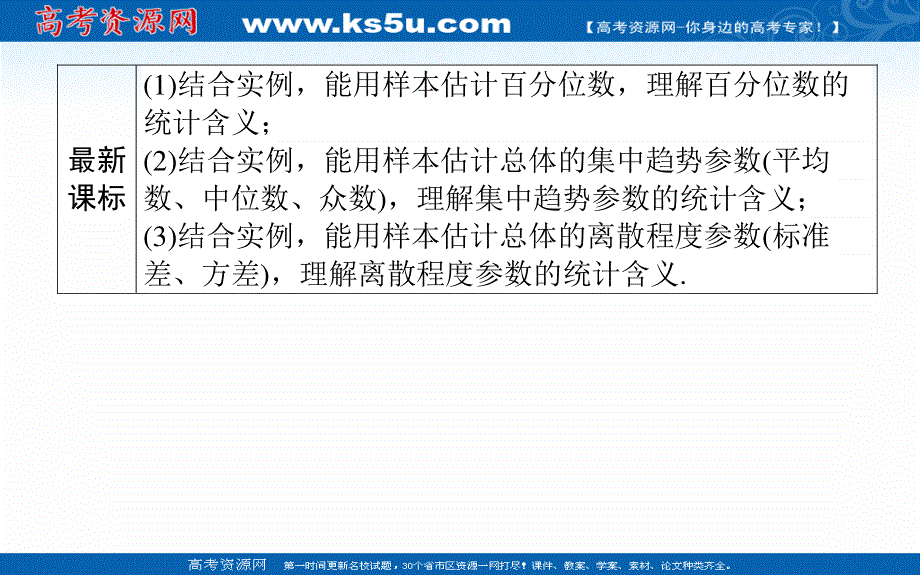 2021-2022学年新教材北师大版数学必修第一册课件：6-4 用样本估计总体的数字特征 .ppt_第2页