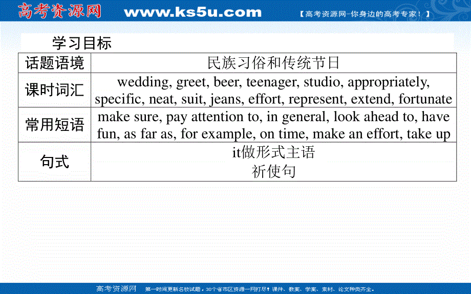 2021-2022学年新教材北师大版英语必修第一册课件：UNIT 3　CELEBRATIONS PART Ⅳ　LESSON 2　SPECIAL OCCASIONS .ppt_第2页