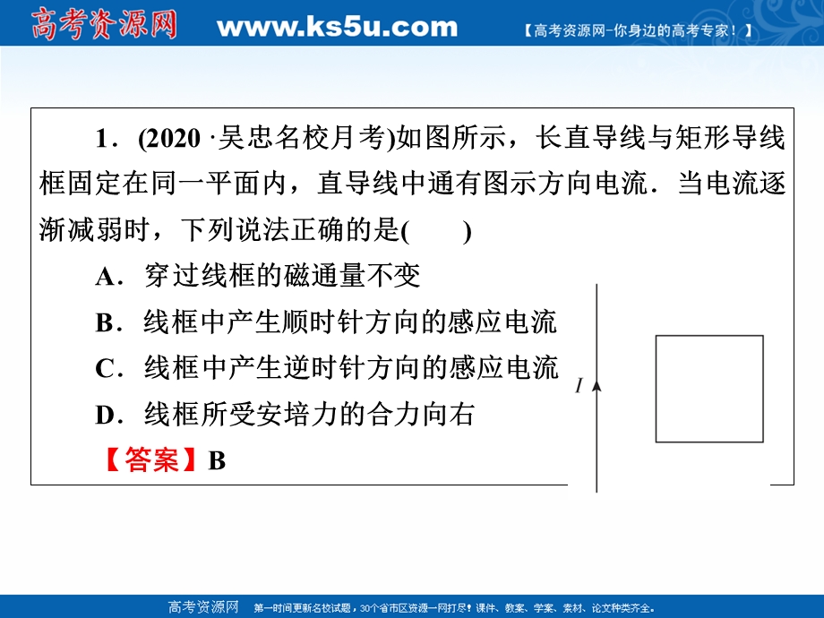 2020-2021学年人教版物理选修3-2课件：第4章 4 法拉第电磁感应定律 .ppt_第3页