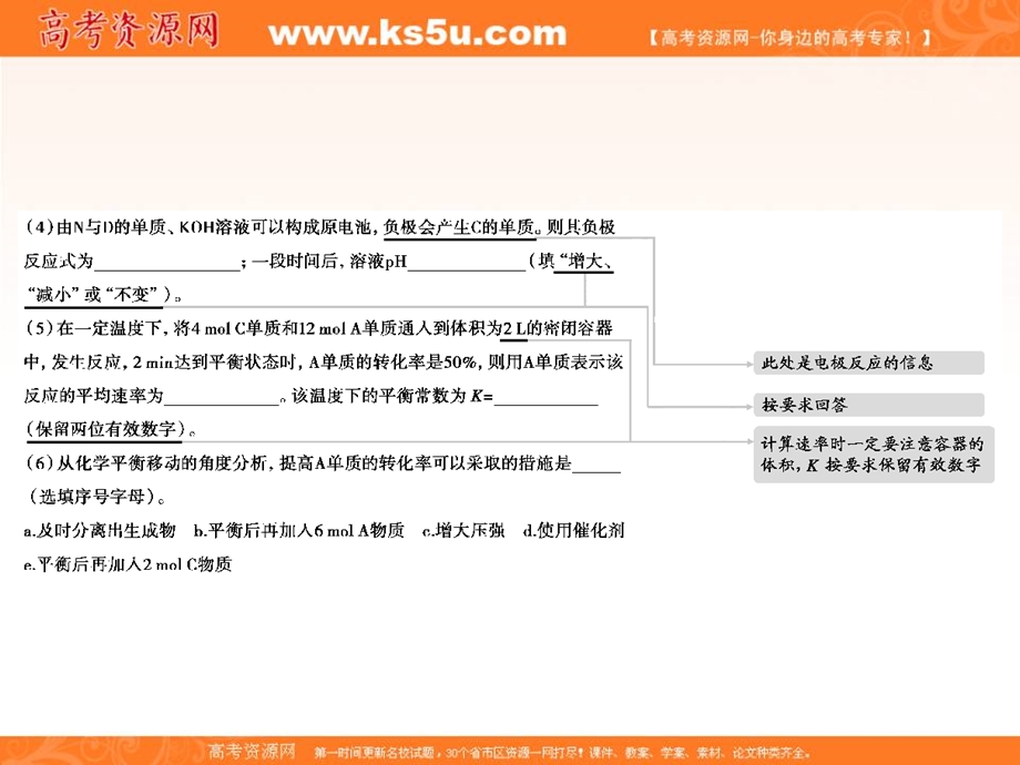 2020届高考化学二轮复习非选择题审题指导及得分技巧篇：2 无机推断题 WORD版含答案.ppt_第3页