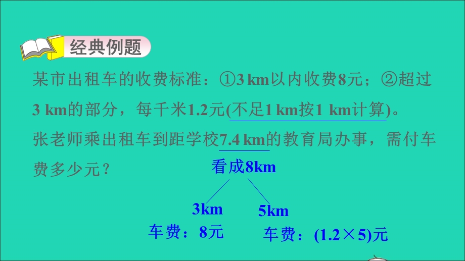 2021五年级数学上册 三 游三峡——小数除法第11招用对应思想解决问题课件 青岛版六三制.ppt_第3页