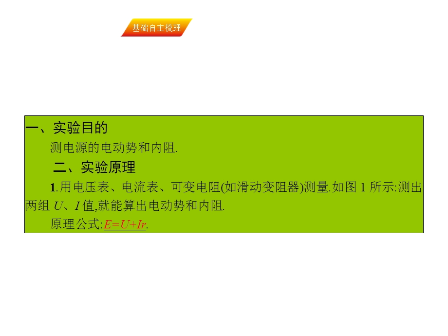 2017届高三物理一轮复习基础自主梳理 要点研析突破 速效提升训练（课件）实验九 .ppt_第2页