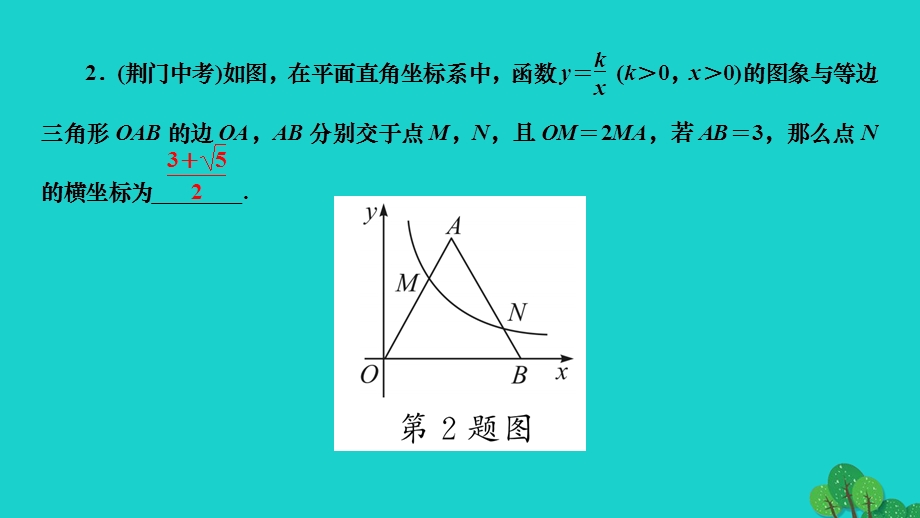 2022九年级数学下册 第26章 反比例函数专题(四)反比例函数与几何图形的综合作业课件（新版）新人教版.ppt_第3页