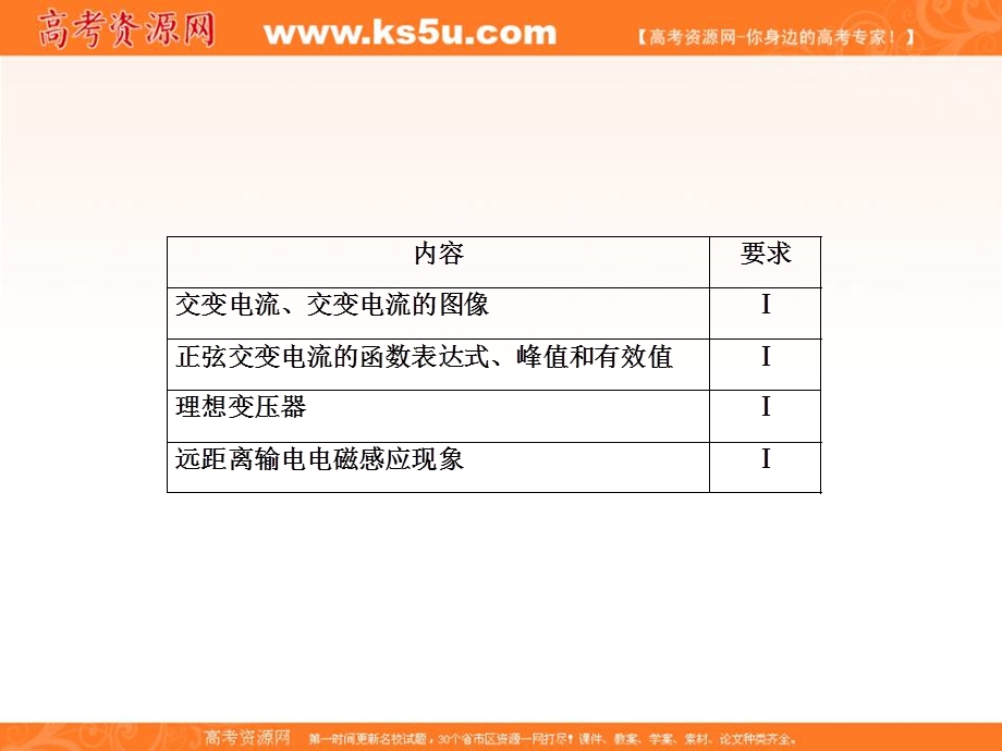 2017届高三物理一轮复习课件：10-1第十章 交流电 传感器 .ppt_第2页