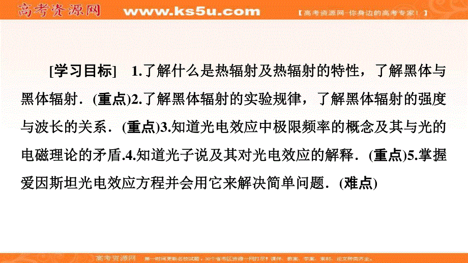 2020-2021学年人教版物理选修3-5课件：第17章 1　能量量子化 2　光的粒子性 .ppt_第2页