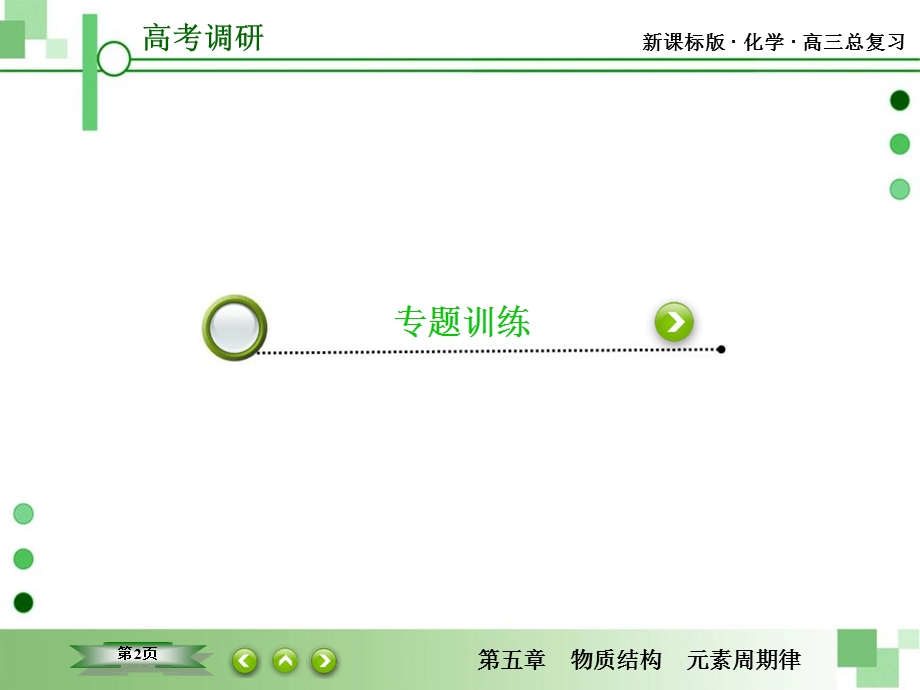 2016届高三一轮复习课件专题突破4 元素推断题的解题策略.ppt_第2页