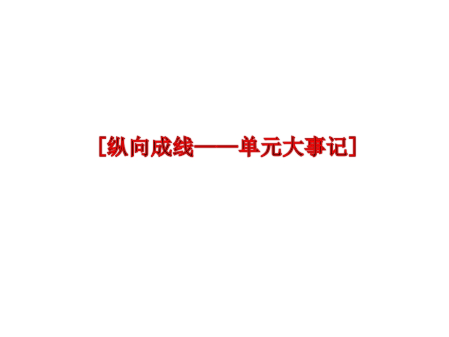 2013届高三历史一轮复习课件：第十单元串点成面　单元大事记　历史同期声　知识集成块（人教版）.ppt_第3页