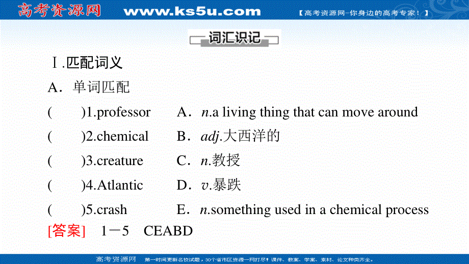 2021-2022学年新教材外研版英语必修第一册课件：UNIT 5 INTO THE WILD 预习 新知早知道1 .ppt_第2页