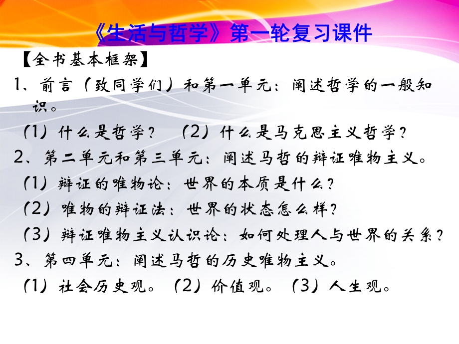 2012届高三政治一轮复习课件：第1单元 生活智慧与时代精神（新人教必修4）.ppt_第1页