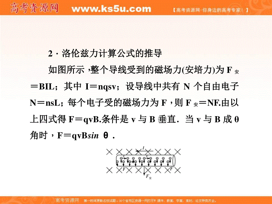 2017届高三物理一轮总复习（新课标）课件：第8章磁场_2节 .ppt_第3页