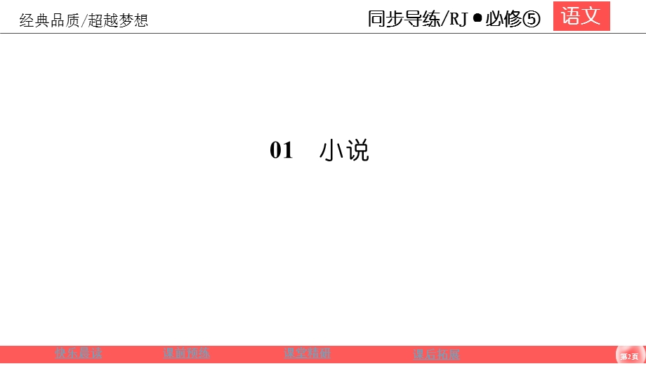 2019-2020学年人教版语文必修五同步导练课件：第1单元 .ppt_第2页