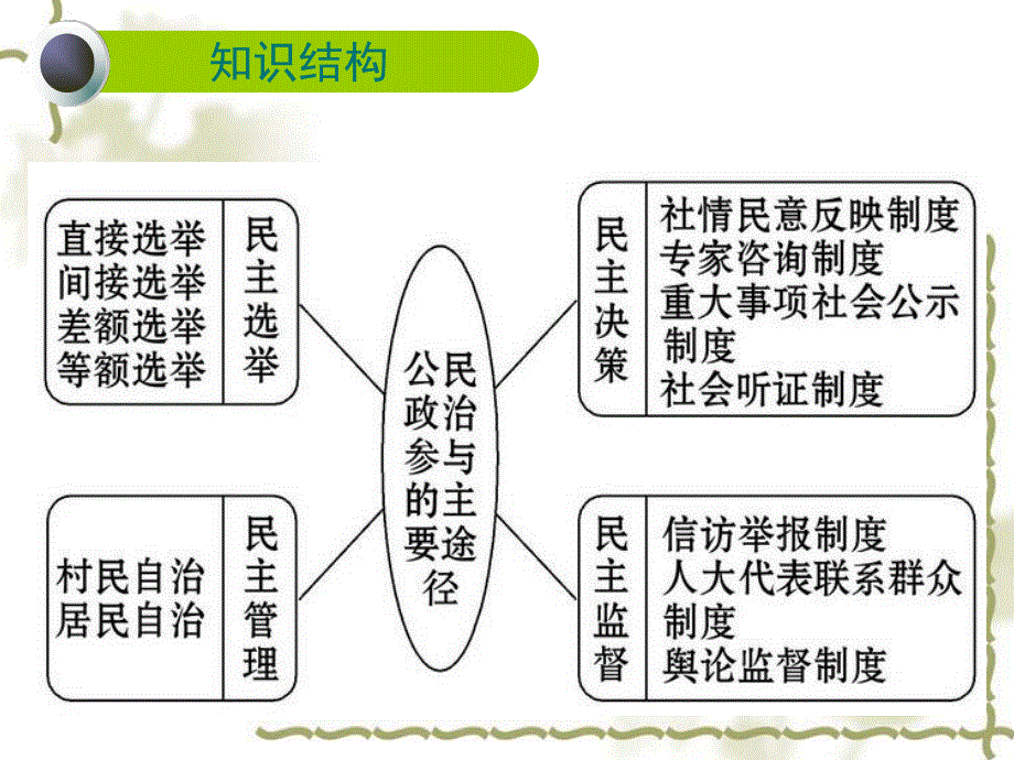 2012届高三政治一轮复习课件：第二课《我国公民的政治参与》.ppt_第2页