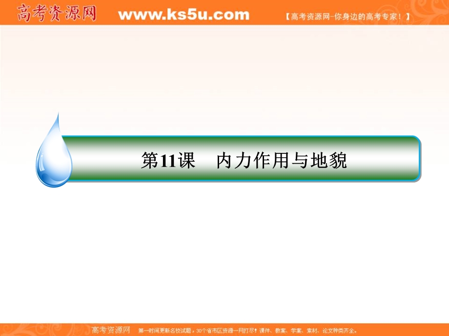 2020届高考地理人教版大一轮复习课件：第五章 地表形态的塑造 1-5-11 .ppt_第3页