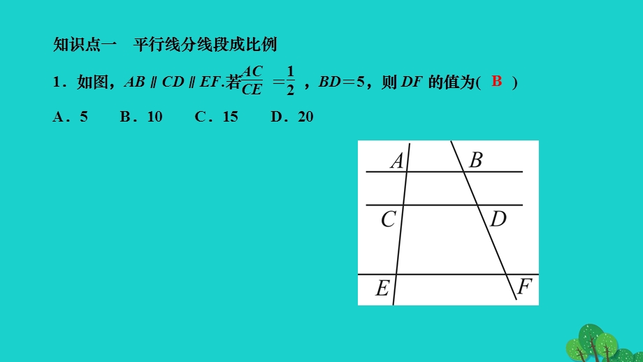 2022九年级数学下册 第二十七章 相似章末复习作业课件（新版）新人教版.ppt_第2页