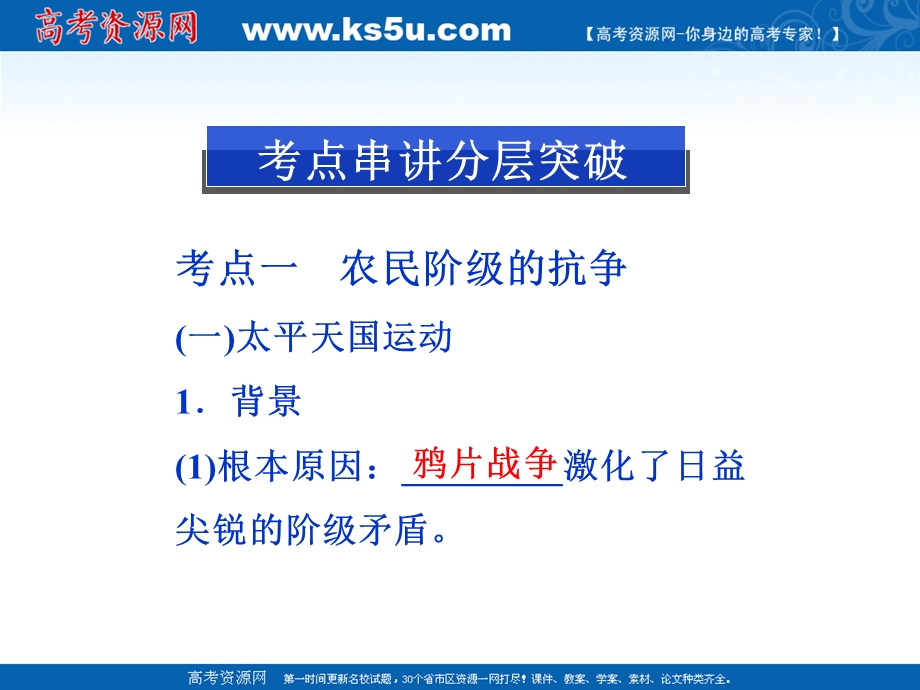 2013届高三历史二轮复习课件：内忧外患与中华民族的奋起1.ppt_第2页