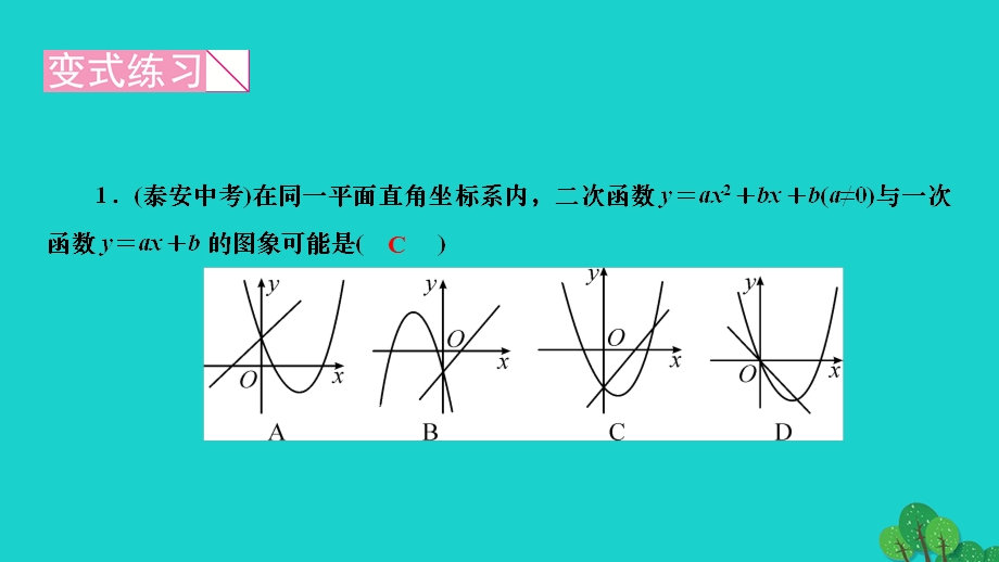 2022九年级数学下册 第二章 二次函数专题课堂(四)二次函数的图象信息和多结论题型作业课件（新版）北师大版.ppt_第3页