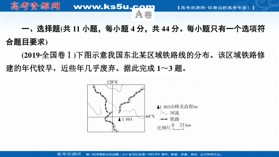 2020届高考地理大二轮刷题首选卷课件：第一篇 专题十 交通运输布局及其影响 .ppt_第2页