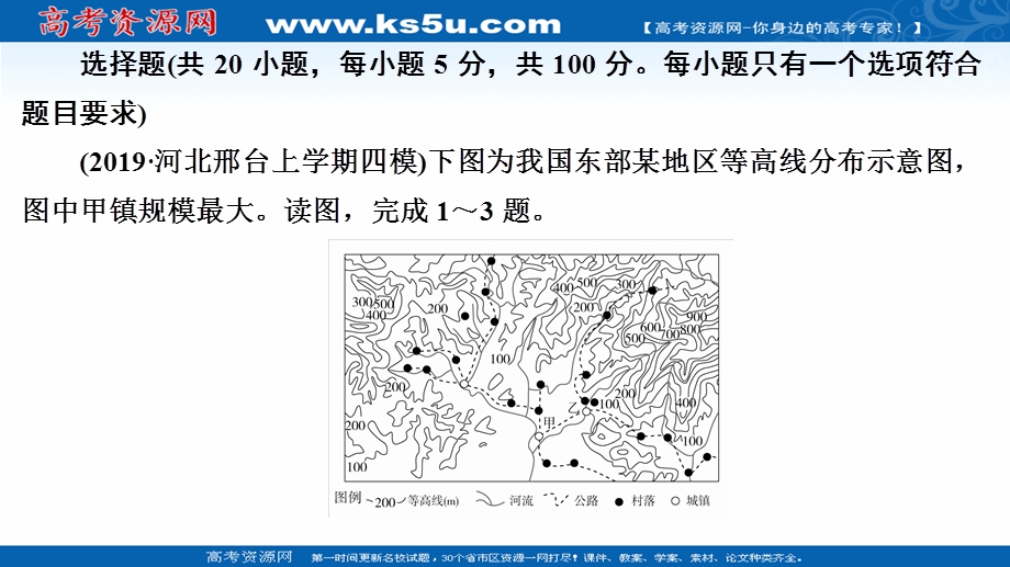 2020届高考地理大二轮刷题首选卷课件：第三篇 地理图表一 常见等值线图 .ppt_第2页