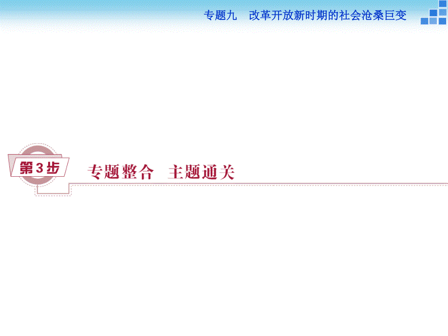 2016届高三历史（通史版）大一轮复习课件 模块三专题九第27课时专题整合提升课 .ppt_第1页