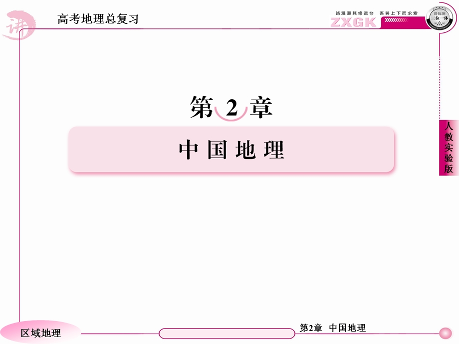 2013届高三地理一轮复习课件：2.3不同尺度的区域发展（人教版）.ppt_第2页