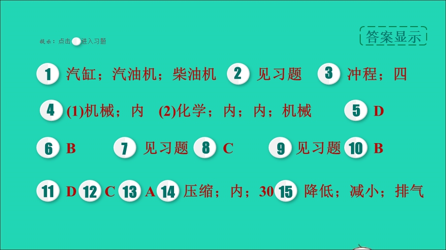 2022九年级物理上册 第2章 改变世界的热机2.2 内燃机习题课件 （新版）教科版.ppt_第2页