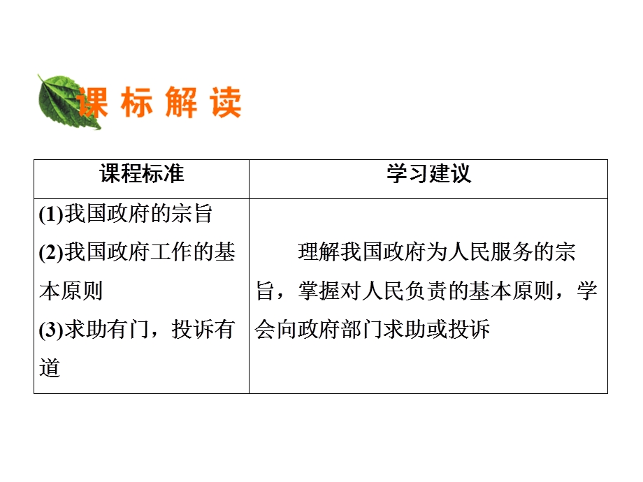 2019-2020学年人教版高中政治必修二配套课件：第2单元 为人民服务的政府 第3课 第2框 .ppt_第2页