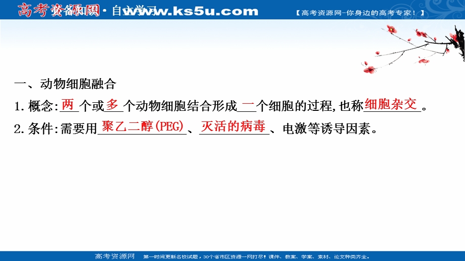 2020-2021学年人教版生物高中选修3课件：2-2-2 动物细胞融合与单克隆抗体 .ppt_第3页