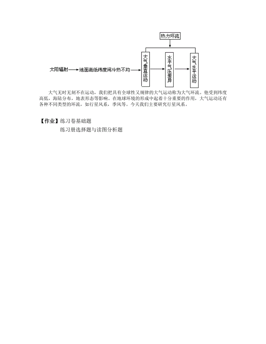 上海市上海理工大学附属中学高一地理专题复习教案：专题9 行星风系第1课时.doc_第3页