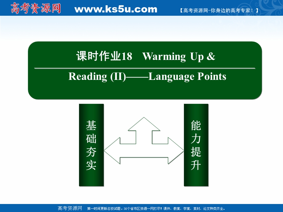 2020-2021学年人教版英语必修4作业课件：UNIT 5 WARMING UP & READING （Ⅱ）——LANGUAGE POINTS .ppt_第2页