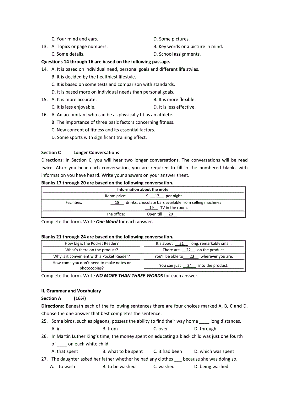 上海市上海理工大学附属中学2012届高三第三次月考试题（英语）.doc_第2页