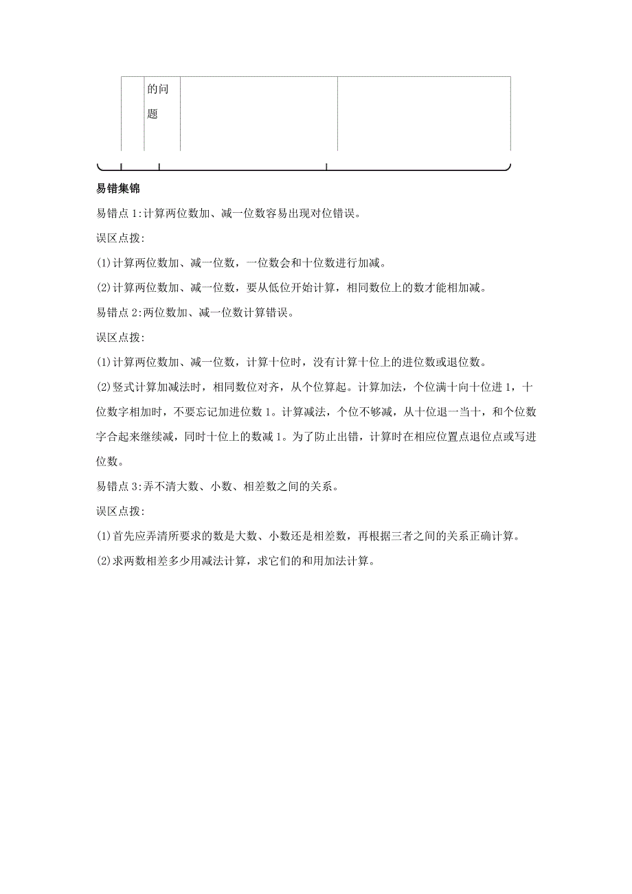 一年级数学下册 5 100以内的加法和减法（一）知识清单素材 冀教版.docx_第2页