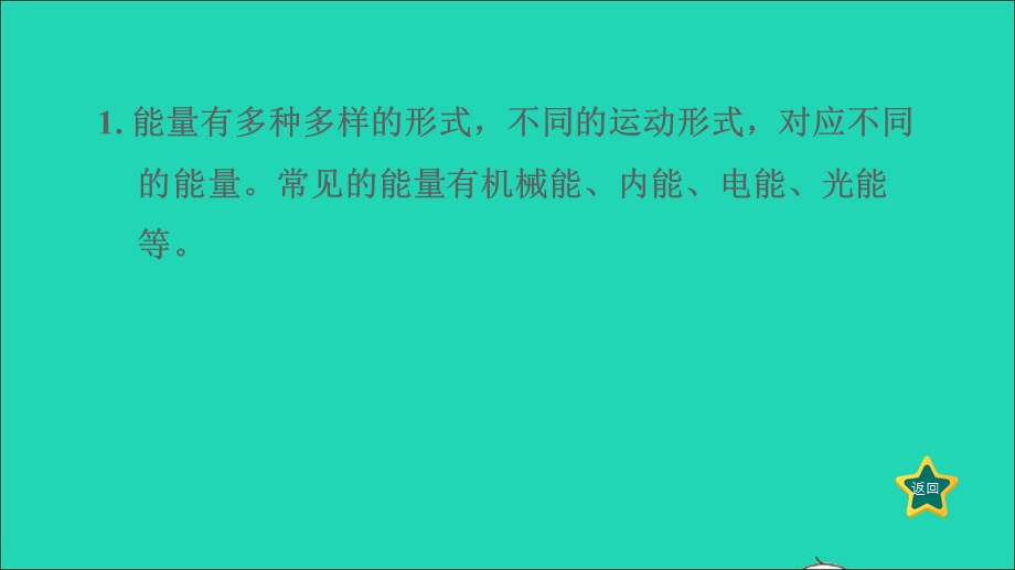 2022九年级物理下册 第11章 物理学与能源技术11.1 能量守恒定律习题课件 （新版）教科版.ppt_第3页