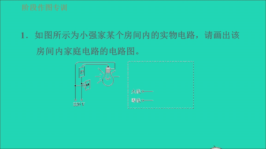 2021九年级物理全册 第19章 生活用电阶段作图专训 生活用电的作图习题课件（新版）新人教版.ppt_第3页