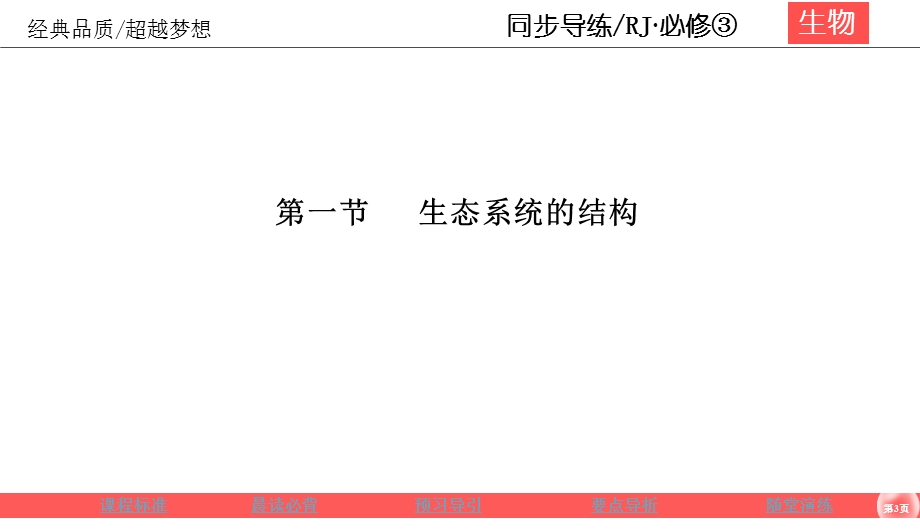 2019-2020学年人教版生物必修三同步导练课件：5-1 生态系统的结构 .ppt_第3页