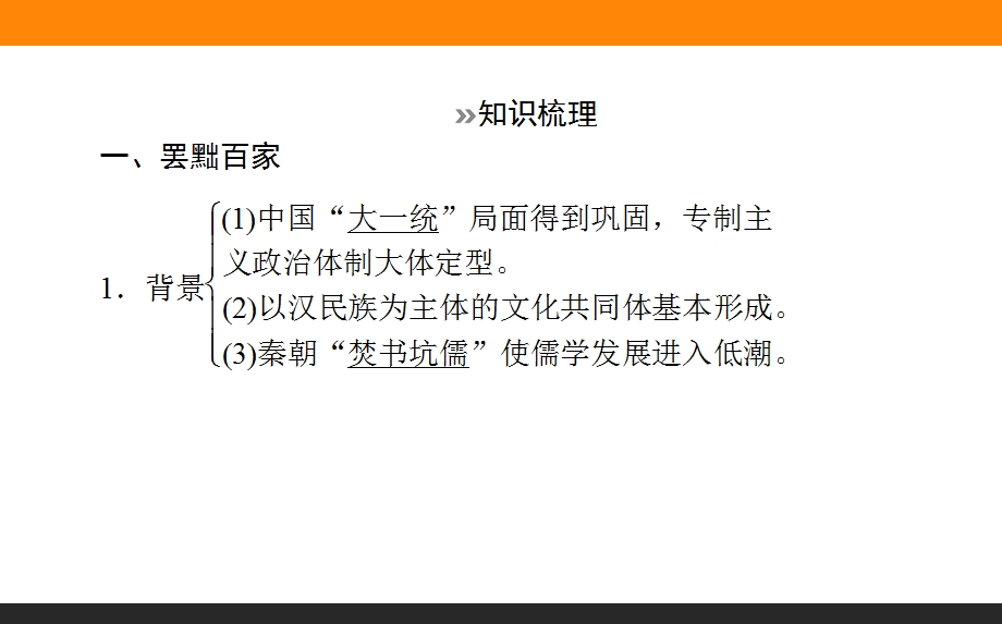 2017届高三历史人民版一轮复习课件35 汉代儒学 .ppt_第3页