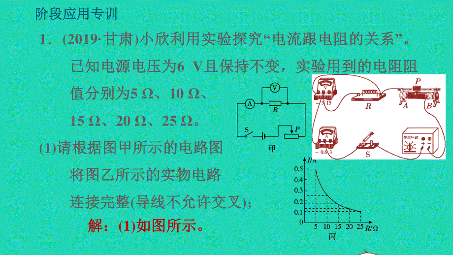 2021九年级物理全册 第17章 欧姆定律阶段应用专训 欧姆定律的三种简单应用习题课件（新版）新人教版.ppt_第3页