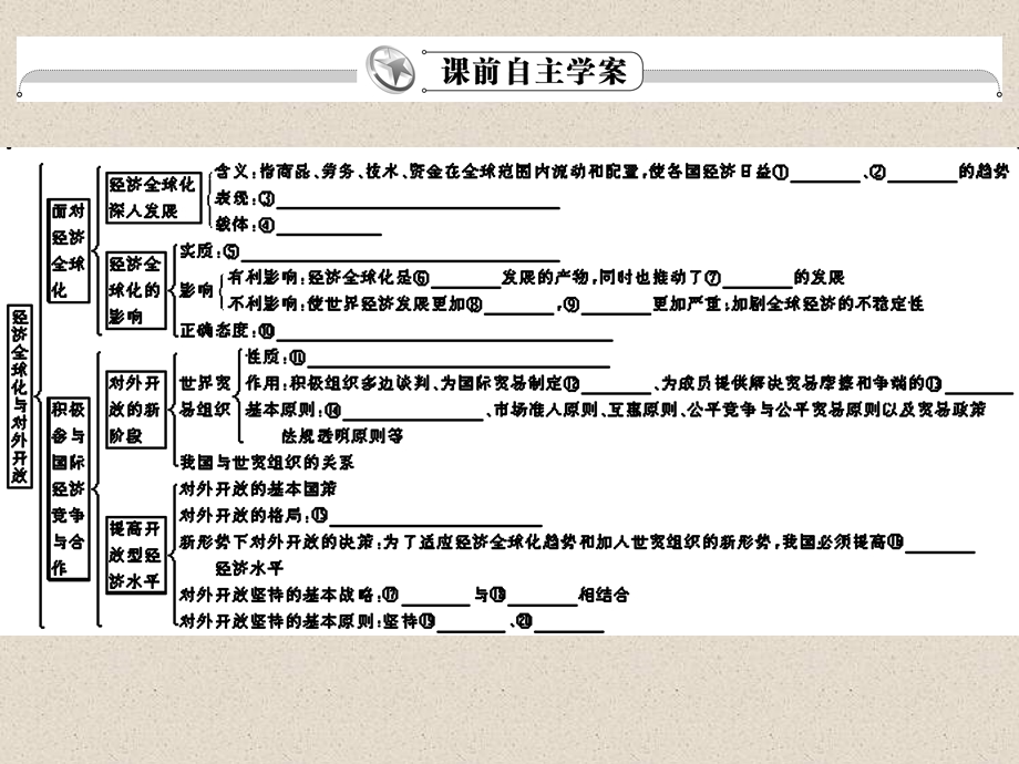 2012届高三政治高考复习人教版精品课件：4.11经济全球化与对外开放（新人教必修1）.ppt_第3页