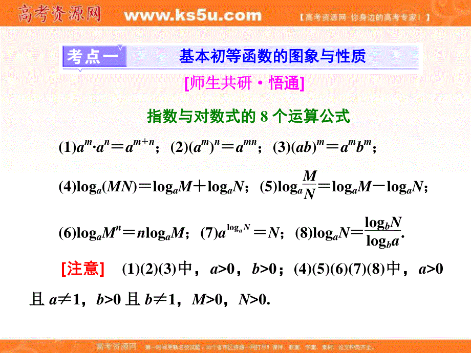 2018届高考数学（理）二轮复习课件：第一部分 层级二保分专题（一）　基本初等函数、函数与方程 .ppt_第3页