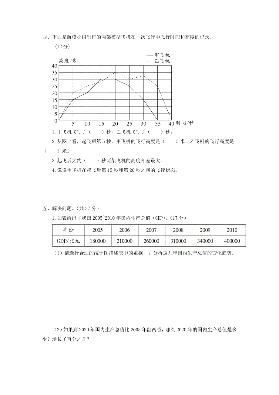 五年级数学下册 第二单元综合测试卷 苏教版.doc_第3页